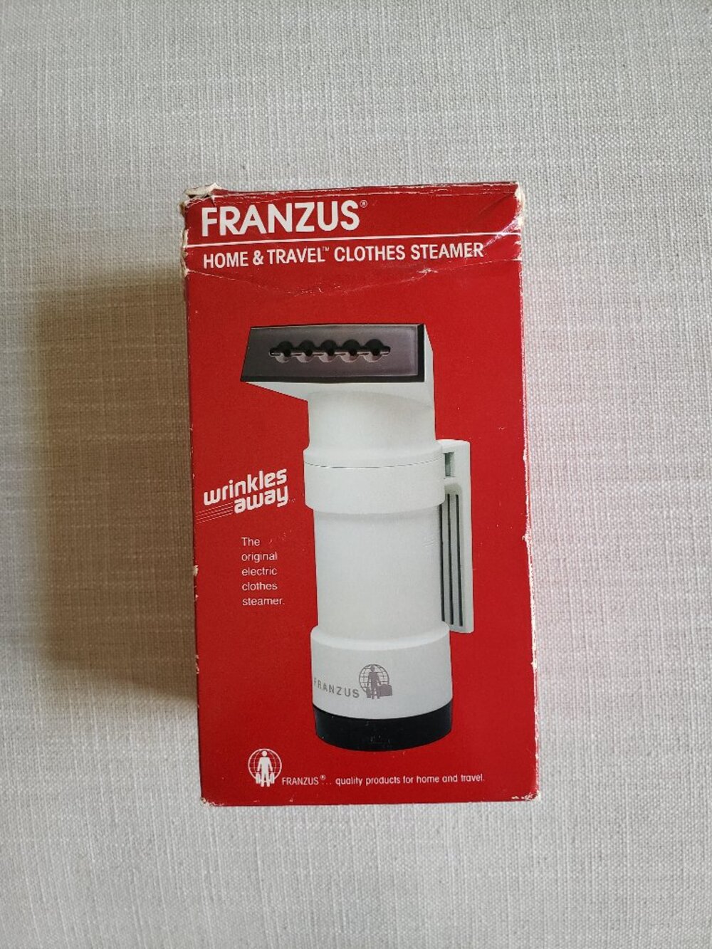 Franzus Home Travel Clothes Steamer Wrinkles Away WA-111 SE Vintage